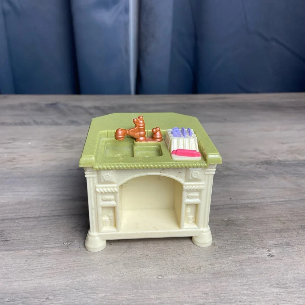 Fisher Price Loving Family Kitchen Sink Island Counter‎ Replacement Piece 2008